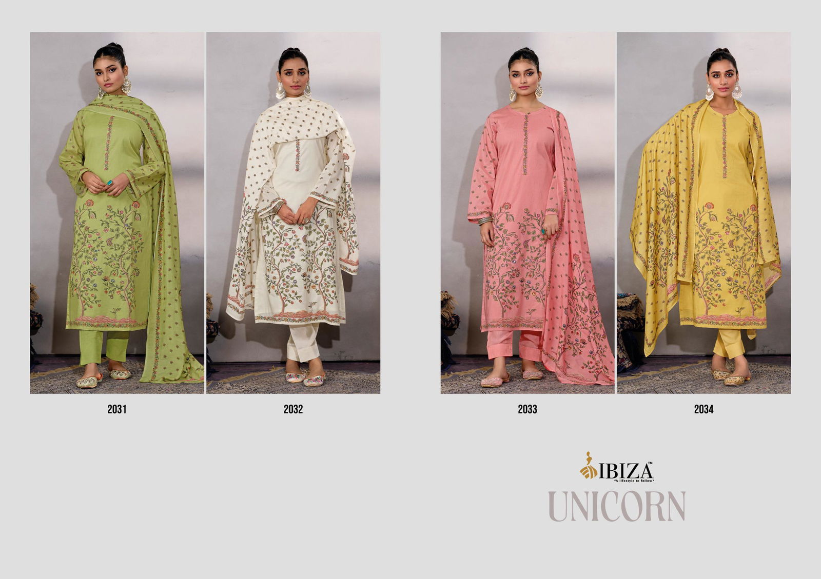 Unicorn By Ibiza Lawn Cotton Printed Salwar Kameez Surat Wholesale Online